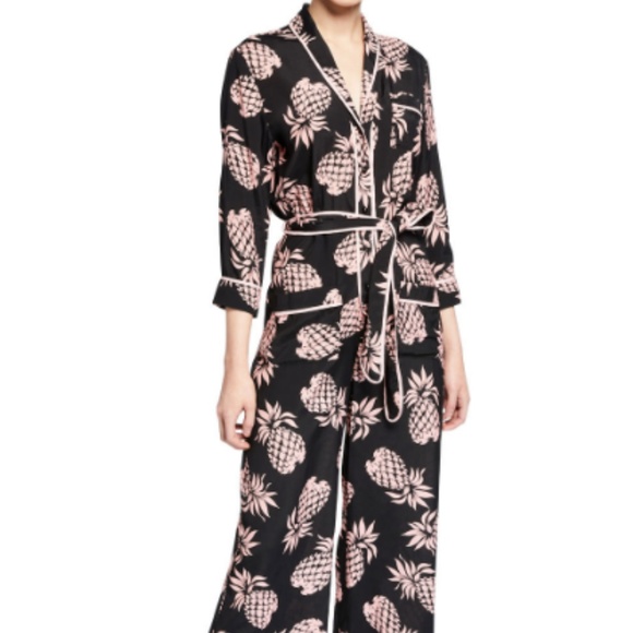 Le Superbe Other - Le Superbe Beatnik Pineapple Print Jumpsuit